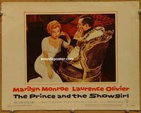m426 PRINCE & THE SHOWGIRL movie lobby card #2 '57 Monroe, Olivier