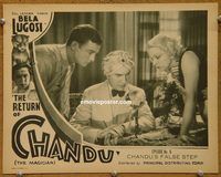 m440 RETURN OF CHANDU Chap 6 movie lobby card '34 Bela Lugosi close up!