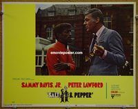 m451 SALT & PEPPER movie lobby card #1 '68 Sammy Davis Jr, Lawford