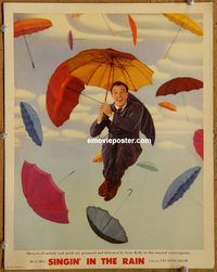 m477 SINGIN' IN THE RAIN photolobby card '52 best Gene Kelly!