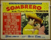 m483 SOMBRERO movie lobby card #5 '53 Ricardo Montalban, Pier Angeli