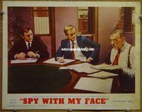 m491 SPY WITH MY FACE movie lobby card #1 '66 Man from UNCLE!