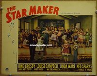m494 STAR MAKER movie lobby card '39 Bing Crosby and cute kids!