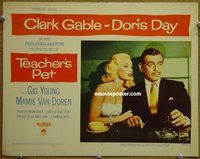 m522 TEACHER'S PET movie lobby card #7 '58 Mamie Van Doren, Gable