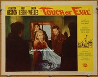 m554 TOUCH OF EVIL movie lobby card #4 '58 Janet Leigh with punks!