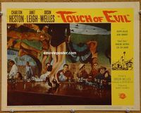 m556 TOUCH OF EVIL movie lobby card #8 '58 at the stripper bar!