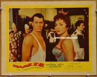 m557 TRAPEZE movie lobby card #7 '56 Tony Curtis, Gina Lollobrigida