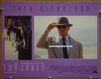 m568 TWO JAKES English movie lobby card '90 Jack Nicholson portrait!
