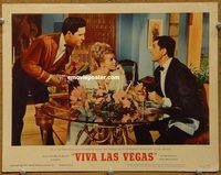 m583 VIVA LAS VEGAS movie lobby card #3 '64 Elvis Presley, Ann-Margret