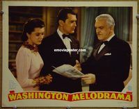 m592 WASHINGTON MELODRAMA movie lobby card '41 Frank Morgan, Rutherford