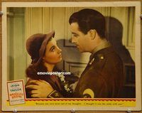 m594 WATERLOO BRIDGE movie lobby card '40 Vivien Leigh, Rob Taylor