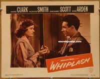 m608 WHIPLASH movie lobby card #4 '49 Dane Clark, Alexis Smith