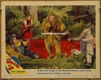 m619 WIZARD OF OZ movie lobby card #7 R49 great image of top stars!