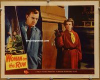 m622 WOMAN ON THE RUN movie lobby card #7 '50 Ann Sheridan, O'Keefe