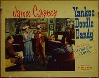 m627 YANKEE DOODLE DANDY movie lobby card '42 James Cagney dances!