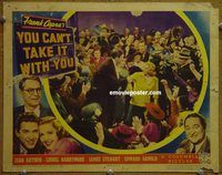 m628 YOU CAN'T TAKE IT WITH YOU movie lobby card '38 Capra, Stewart
