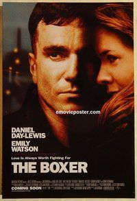 n029 BOXER DS advance one-sheet movie poster '97 Day-Lewis