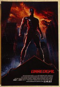 n050 DAREDEVIL DS advance one-sheet movie poster '03 Ben Affleck