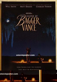 n108 LEGEND OF BAGGER VANCE one-sheet movie poster '00 Will Smith, Damon