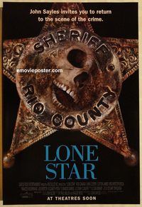 n115 LONE STAR advance one-sheet movie poster '96 John Sayles