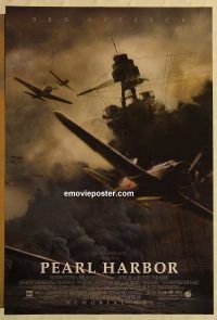 n146 PEARL HARBOR attack DS advance one-sheet movie poster '01 Beckinsale