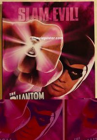 n150 PHANTOM advance one-sheet movie poster '96 Zane, Zeta-Jones