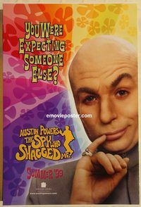 n017 AUSTIN POWERS: THE SPY WHO SHAGGED ME Evil DS teaser one-sheet movie poster '99