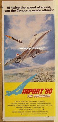 p243 CONCORDE: AIRPORT '79 Australian daybill movie poster '79 Wagner