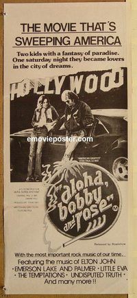 p029 ALOHA BOBBY & ROSE Australian daybill movie poster '75 Paul Le Mat