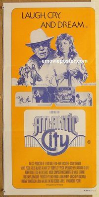p056 ATLANTIC CITY Australian daybill movie poster '81 Lancaster, Sarandon