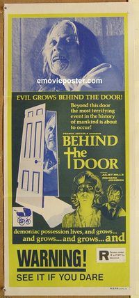p092 BEYOND THE DOOR Australian daybill movie poster '74 Juliet Mills