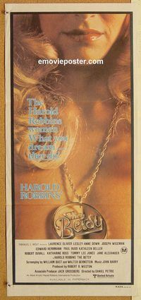 p088 BETSY Australian daybill movie poster '77 Harold Robbins, Olivier