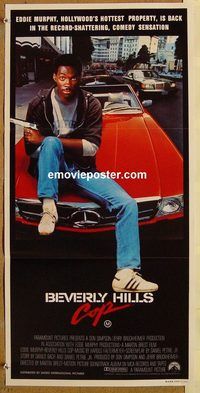 p089 BEVERLY HILLS COP Australian daybill movie poster '85 Eddie Murphy