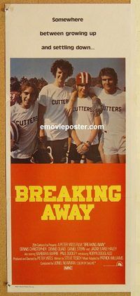p144 BREAKING AWAY Australian daybill movie poster '79 best image for this!