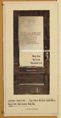 p150 BROADWAY DANNY ROSE Australian daybill movie poster '84 Woody Allen