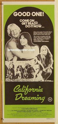 p171 CALIFORNIA DREAMING Australian daybill movie poster '79 O'Connor, AIP