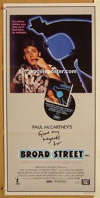 p433 GIVE MY REGARDS TO BROAD STREET Australian daybill movie poster '84