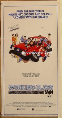 p465 GUNG HO Australian daybill movie poster '86 Keaton, Working Class Man
