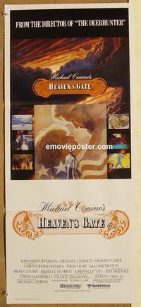 p481 HEAVEN'S GATE Australian daybill movie poster '81 Michael Cimino