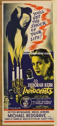 p529 INNOCENTS Australian daybill movie poster '62 Deborah Kerr, Redgrave