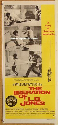 p598 LIBERATION OF LB JONES Australian daybill movie poster '70 Cobb, Majors