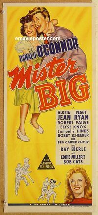 p678 MR BIG Australian daybill movie poster '43 Donald O'Connor, Jean