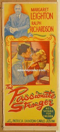 p723 NOVEL AFFAIR Australian daybill movie poster '57 Ralph Richardson