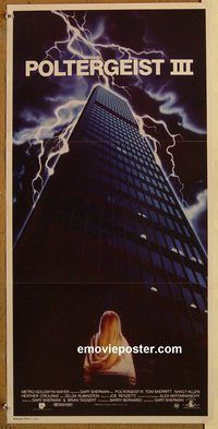 p789 POLTERGEIST 3 Australian daybill movie poster '88 Skerritt, Allen