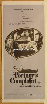 p794 PORTNOY'S COMPLAINT Australian daybill movie poster '72 Benjamin