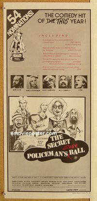 p898 SECRET POLICEMAN'S OTHER BALL Australian daybill movie poster '82