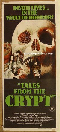 q029 TALES FROM THE CRYPT Australian daybill movie poster '72 Peter Cushing