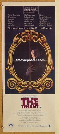 q044 TENANT Australian daybill movie poster '76 Roman Polanski, Adjani