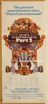 q053 THAT'S ENTERTAINMENT 2 Australian daybill movie poster '75 Gene Kelly