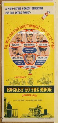 q060 THOSE FANTASTIC FLYING FOOLS Australian daybill movie poster '67 Froebe